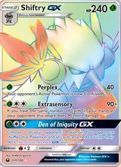 Shiftry GX — Celestial Storm — Secret Rare