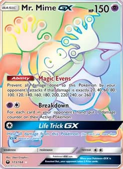 Mr. Mime GX — Celestial Storm — Secret Rare