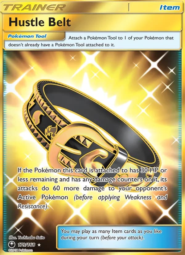 Hustle Belt — Celestial Storm, Secret Rare