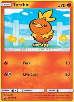 Torchic — Celestial Storm — Common