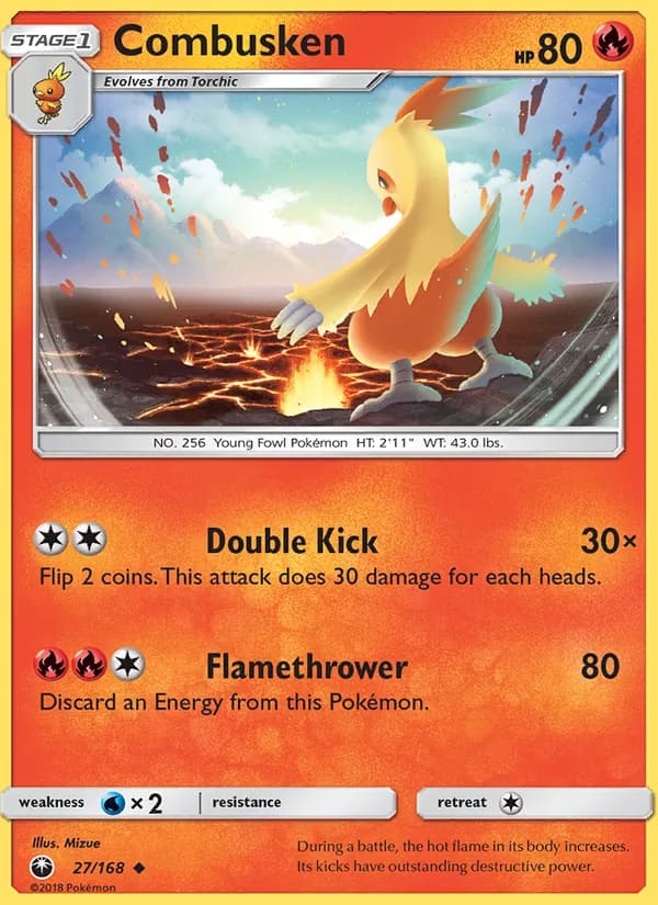 Combusken — Celestial Storm, Uncommon