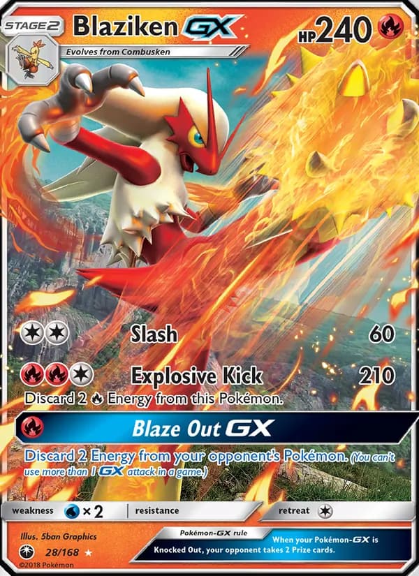 Blaziken GX — Celestial Storm, Ultra Rare