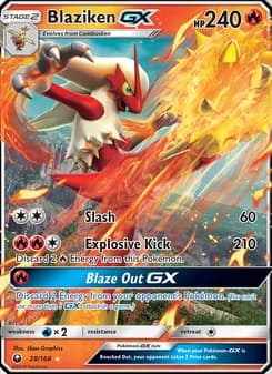 Blaziken GX — Celestial Storm — Ultra Rare