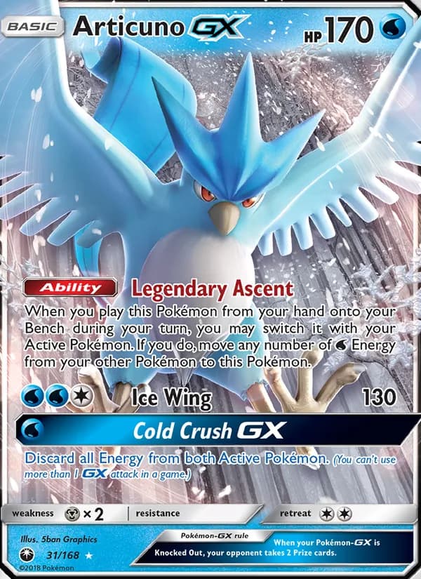 Articuno GX — Celestial Storm, Ultra Rare