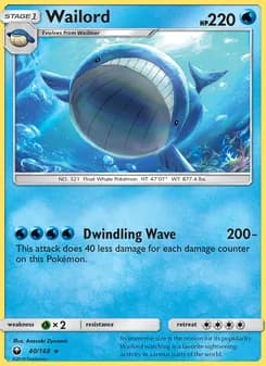 Wailord — Celestial Storm — Rare