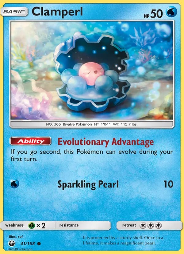 Clamperl — Celestial Storm, Common