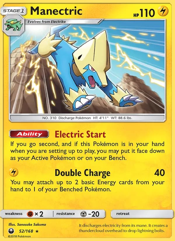 Manectric — Celestial Storm, Rare