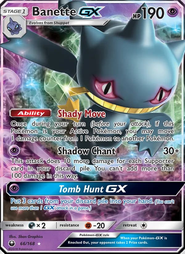 Banette GX — Celestial Storm, Ultra Rare
