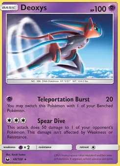 Deoxys — Celestial Storm — Rare