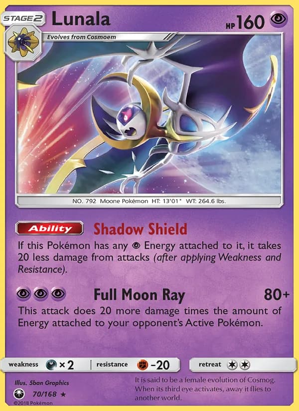 Lunala — Celestial Storm, Rare