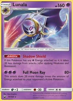 Lunala — Celestial Storm — Rare