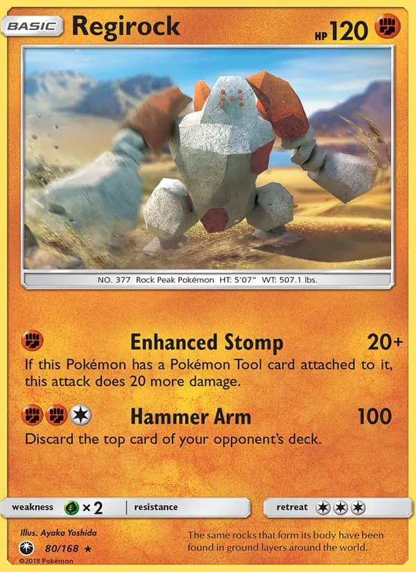 Regirock — Celestial Storm, Rare