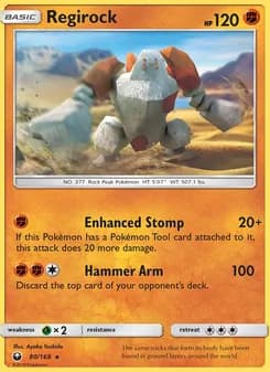 Regirock — Celestial Storm — Rare