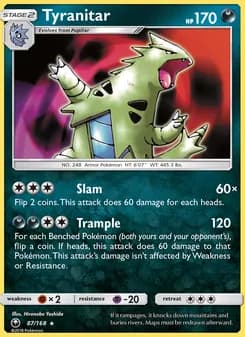 Tyranitar — Celestial Storm — Rare