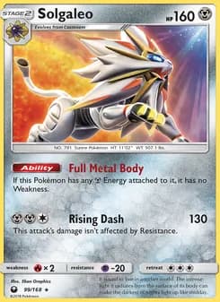 Solgaleo — Celestial Storm — Rare