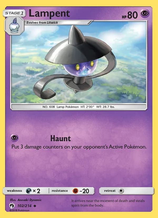 Lampent — Lost Thunder, Uncommon