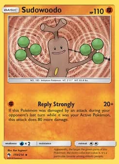 Sudowoodo — Lost Thunder — Uncommon