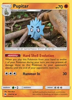 Pupitar — Lost Thunder — Uncommon