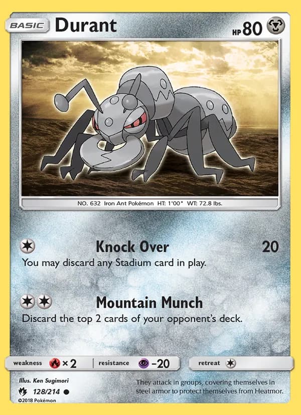 Durant — Lost Thunder, Common