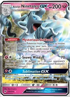 Alolan Ninetales GX — Lost Thunder — Ultra Rare