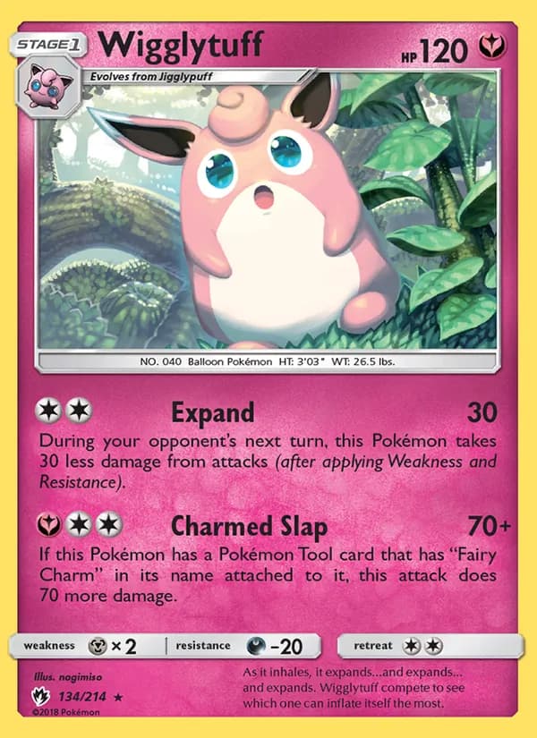 Wigglytuff — Lost Thunder, Rare
