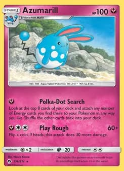 Azumarill — Lost Thunder — Rare