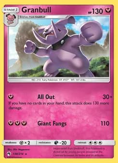 Granbull — Lost Thunder — Rare