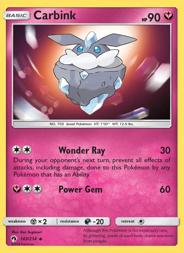 Carbink — Lost Thunder, Uncommon