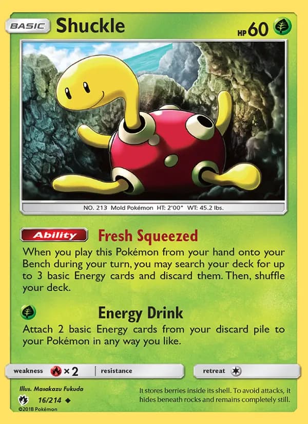 Shuckle — Lost Thunder, Uncommon