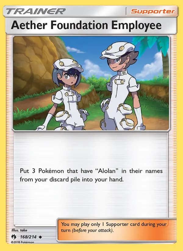 Aether Foundation Employee — Lost Thunder, Uncommon