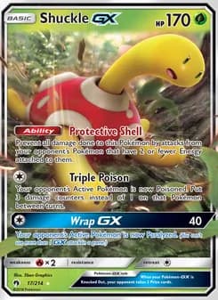 Shuckle GX — Lost Thunder — Ultra Rare