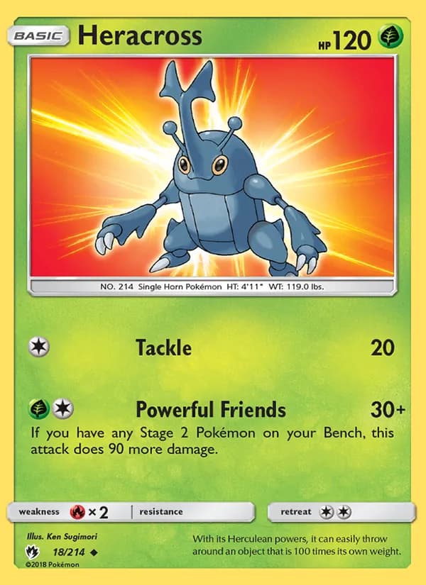 Heracross — Lost Thunder, Uncommon