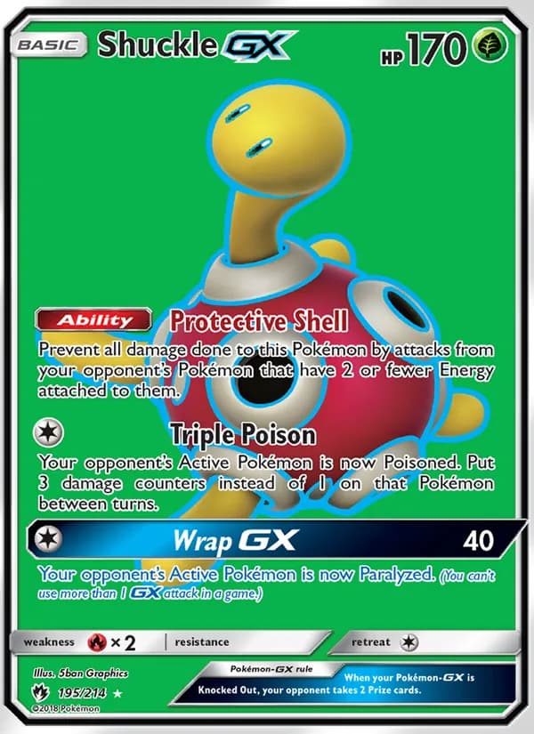 Shuckle GX — Lost Thunder, Ultra Rare