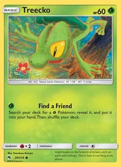 Treecko — Lost Thunder — Common