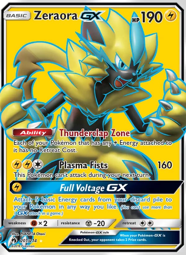 Zeraora GX — Lost Thunder, Ultra Rare