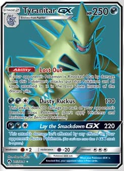Tyranitar GX — Lost Thunder — Ultra Rare