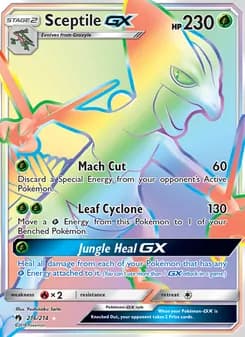 Sceptile GX — Lost Thunder — Secret Rare