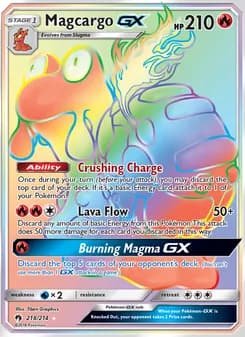Magcargo GX — Lost Thunder — Secret Rare