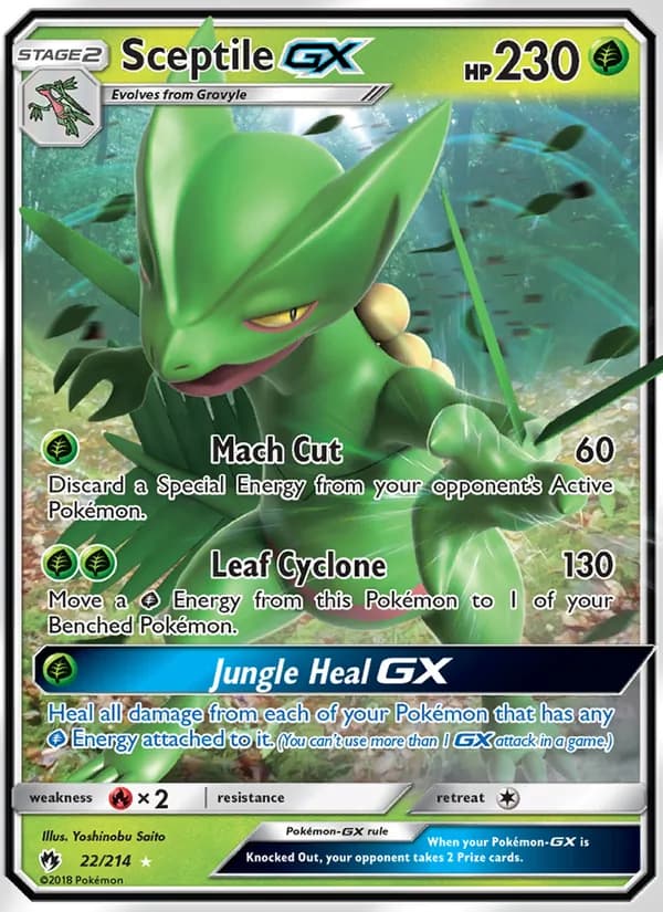 Sceptile GX — Lost Thunder, Ultra Rare