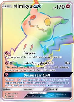 Mimikyu GX — Lost Thunder — Secret Rare
