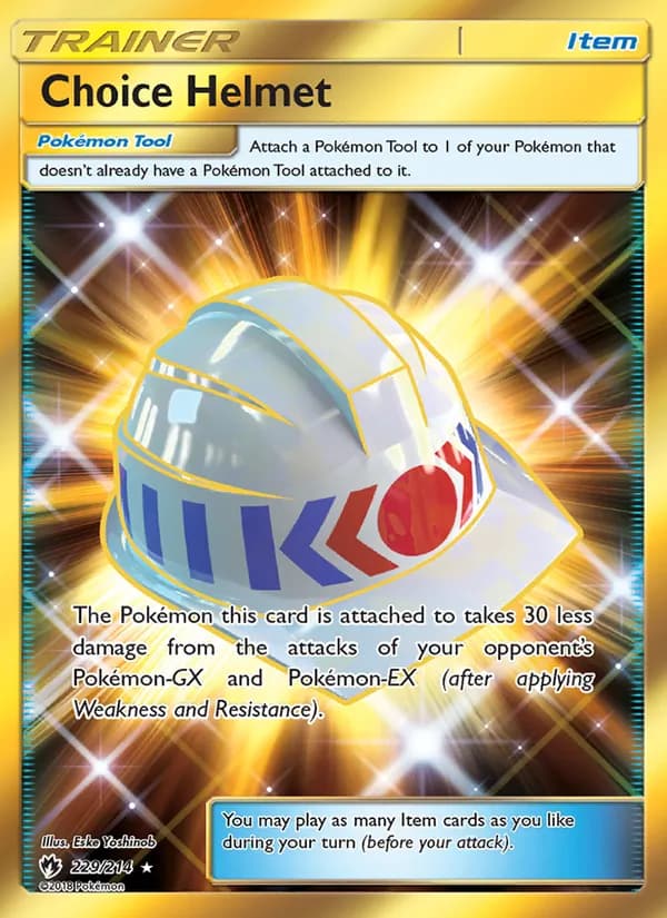 Choice Helmet — Lost Thunder, Secret Rare
