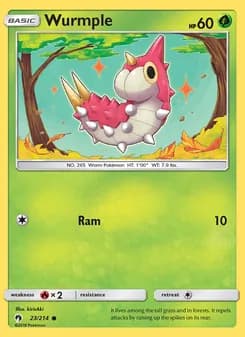 Wurmple — Lost Thunder — Common