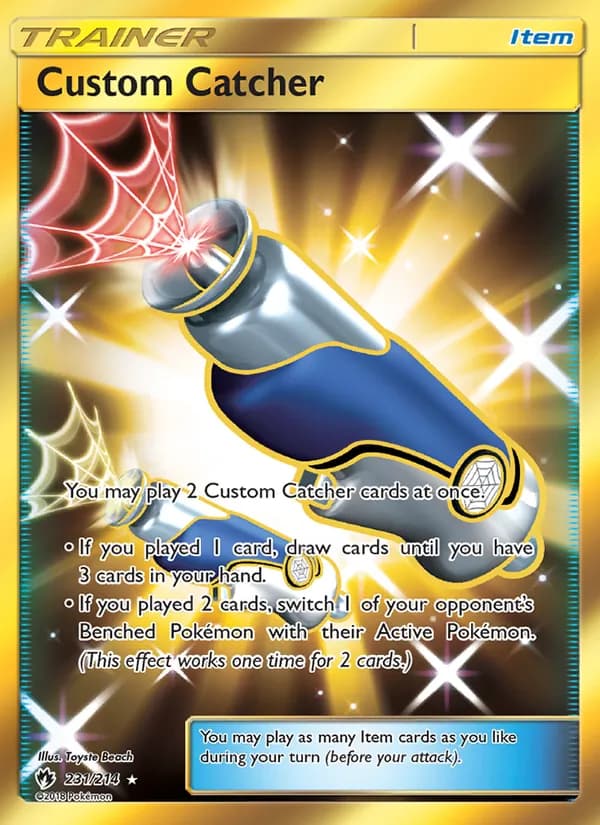 Custom Catcher — Lost Thunder, Secret Rare