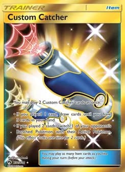 Custom Catcher — Lost Thunder — Secret Rare