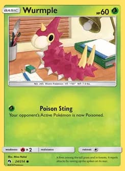 Wurmple — Lost Thunder — Common