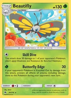 Beautifly — Lost Thunder — Rare