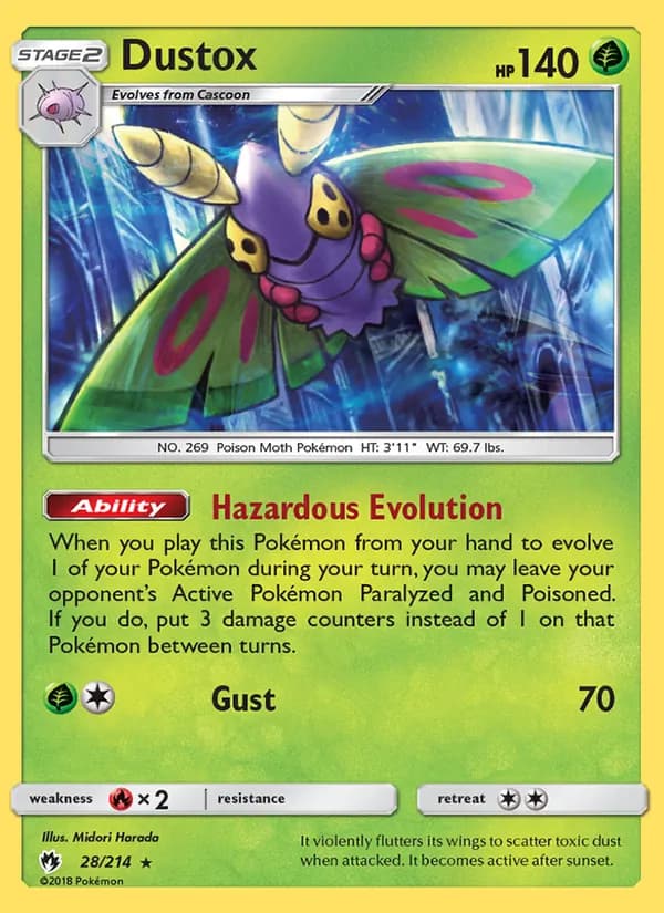Dustox — Lost Thunder, Rare