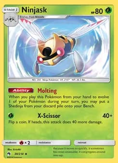 Ninjask — Lost Thunder — Uncommon