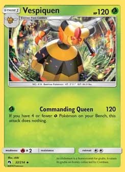 Vespiquen — Lost Thunder — Uncommon