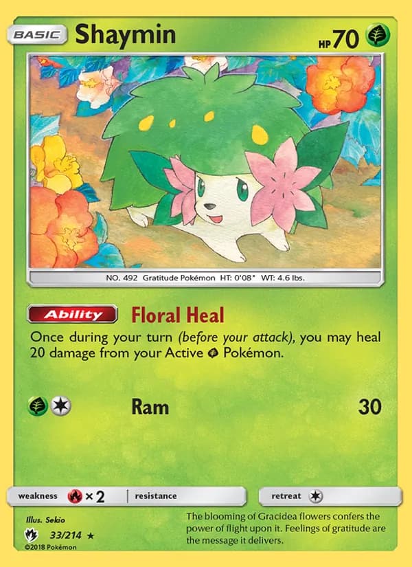 Shaymin — Lost Thunder, Rare